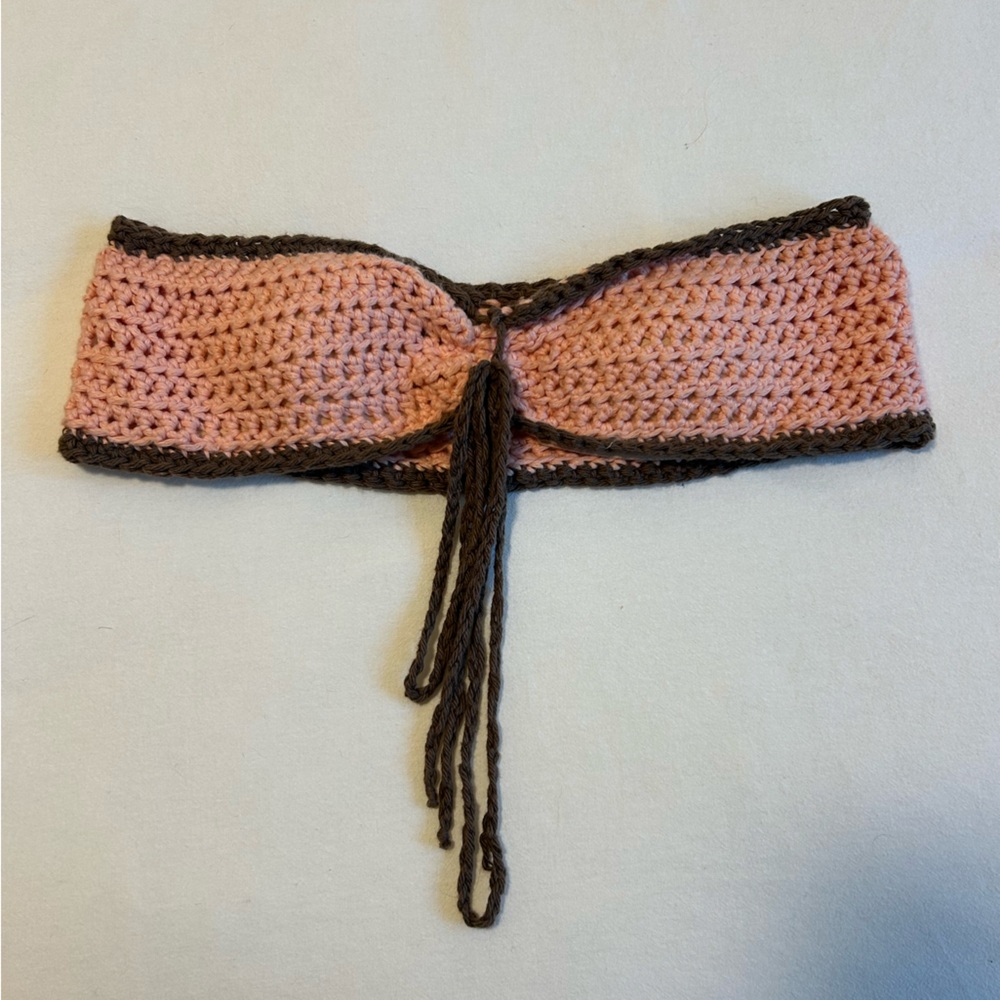 Handmade crochet bikini top